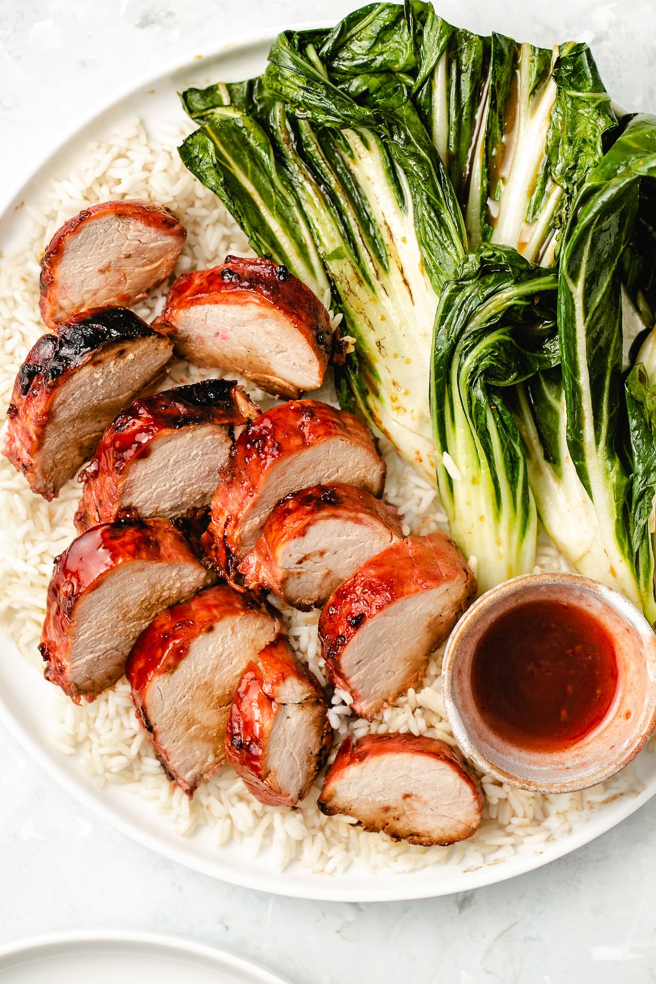 Lomo de cerdo con salsa Ah Su