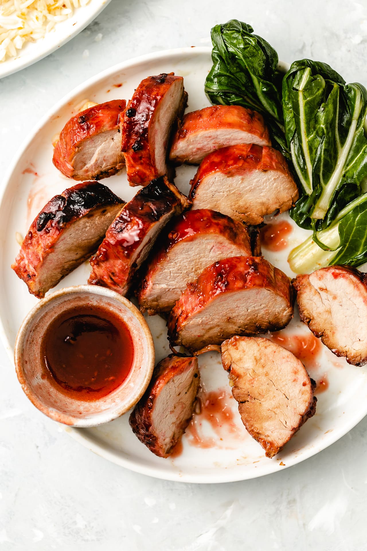 Lomo de cerdo con salsa Ah Su